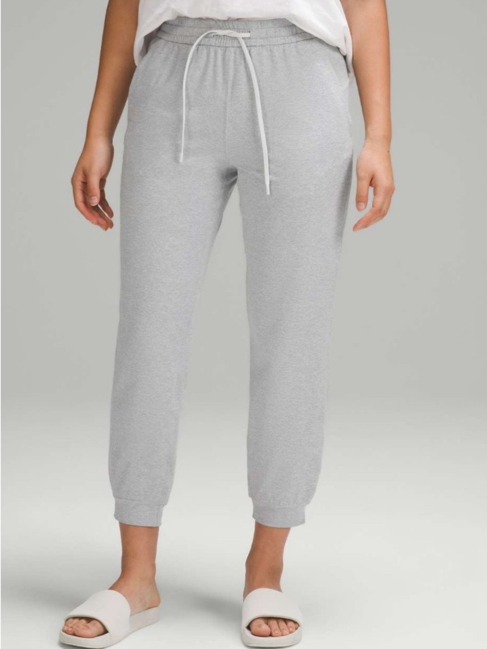 Lululemon Soft Jersey Classic-Fit Mid-Rise Jogger Heathered Core UltraLight Grey